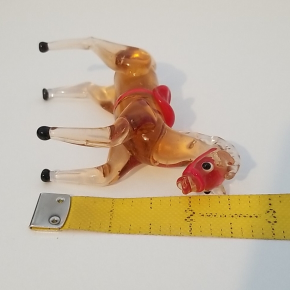 Vintage Glass Art Horse Figurine. - Picture 7 of 7